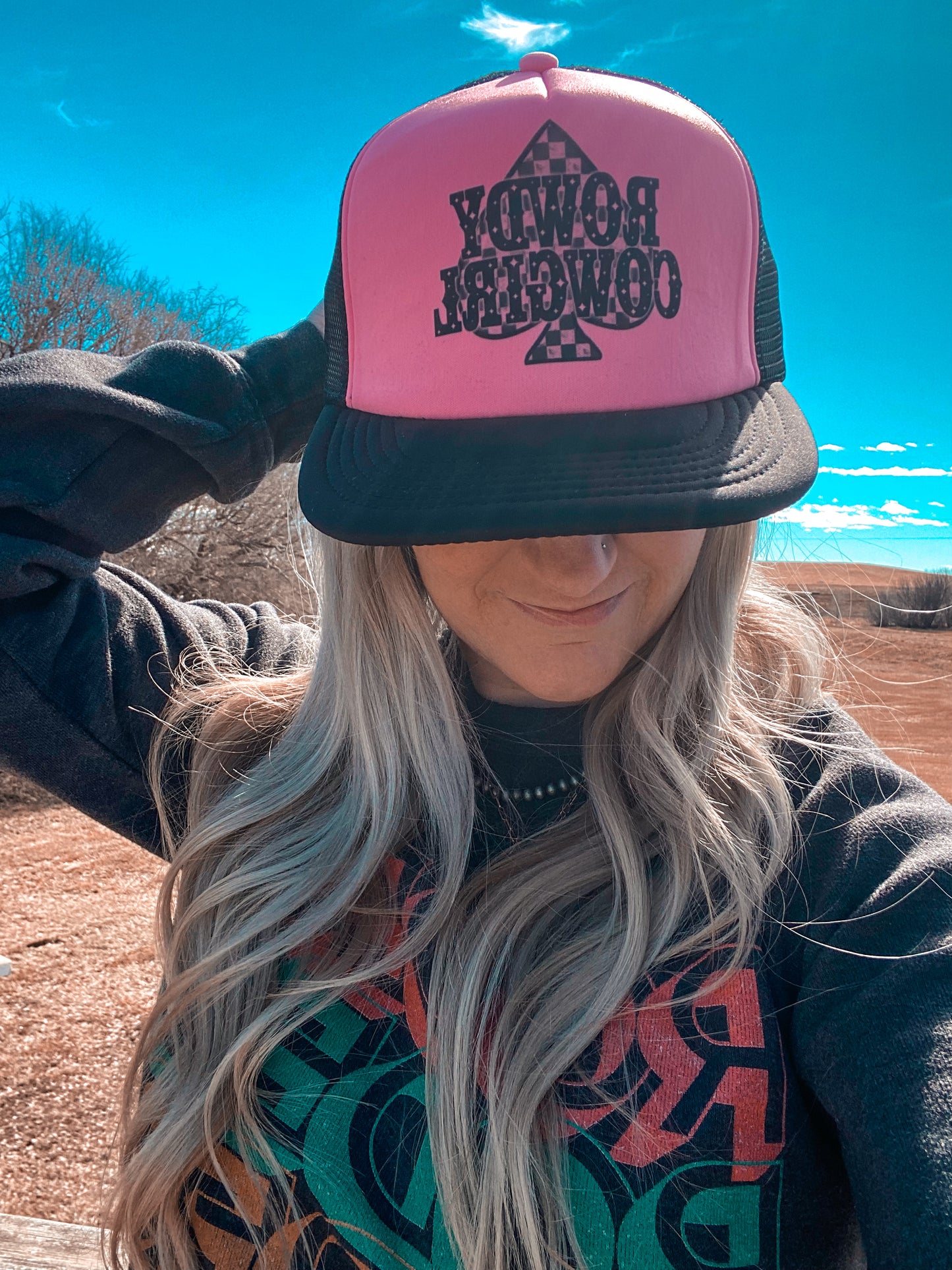 Rowdy Cowgirl Checkered Hat