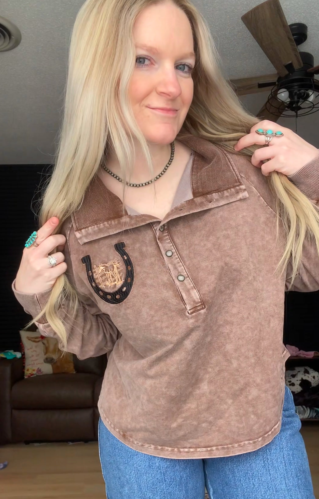 Rowel 'Em Up Pullover