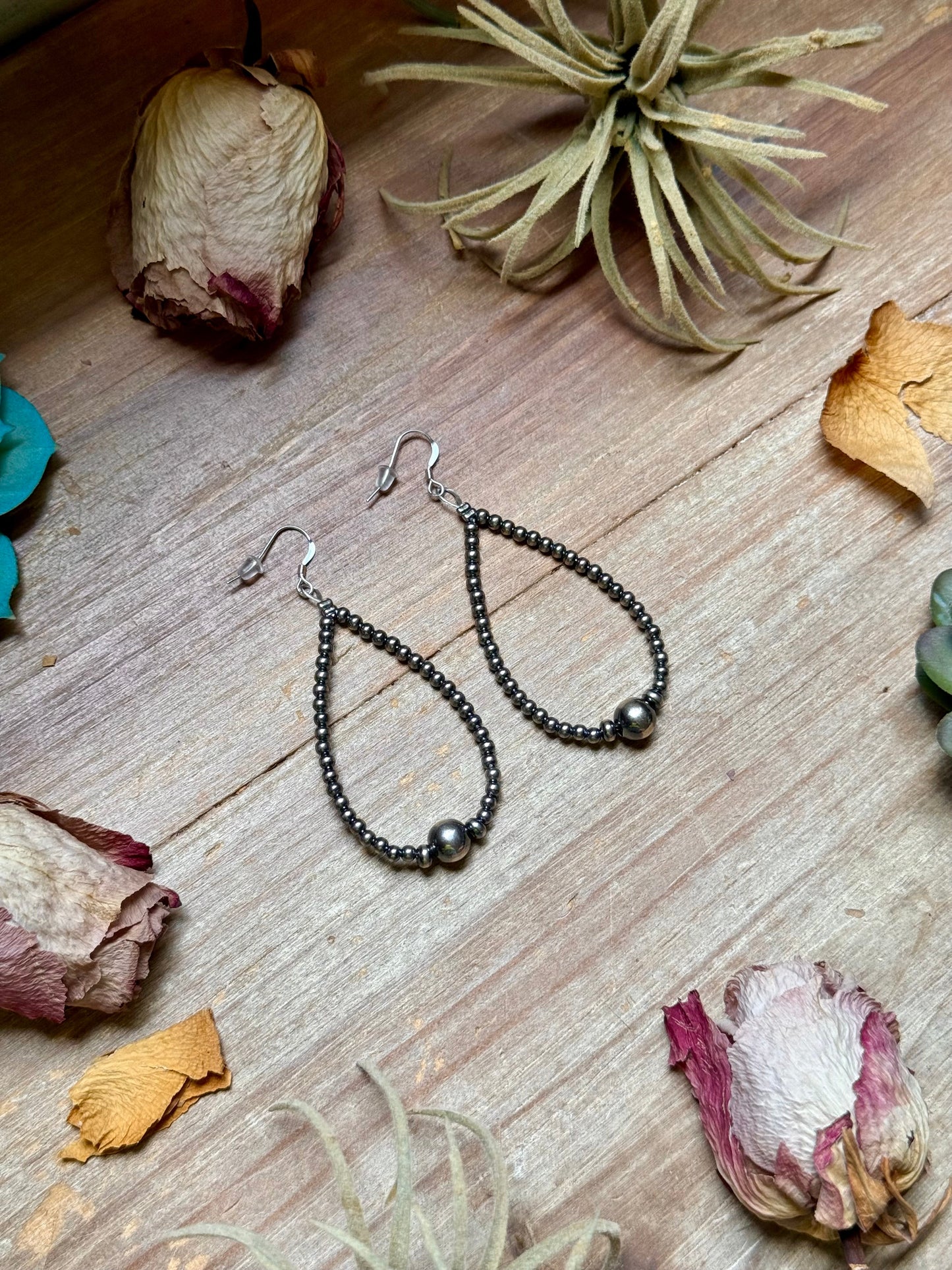 Sterling Silver Teardrop Earrings