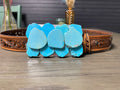 Large Turquoise Slab Belt Buckle