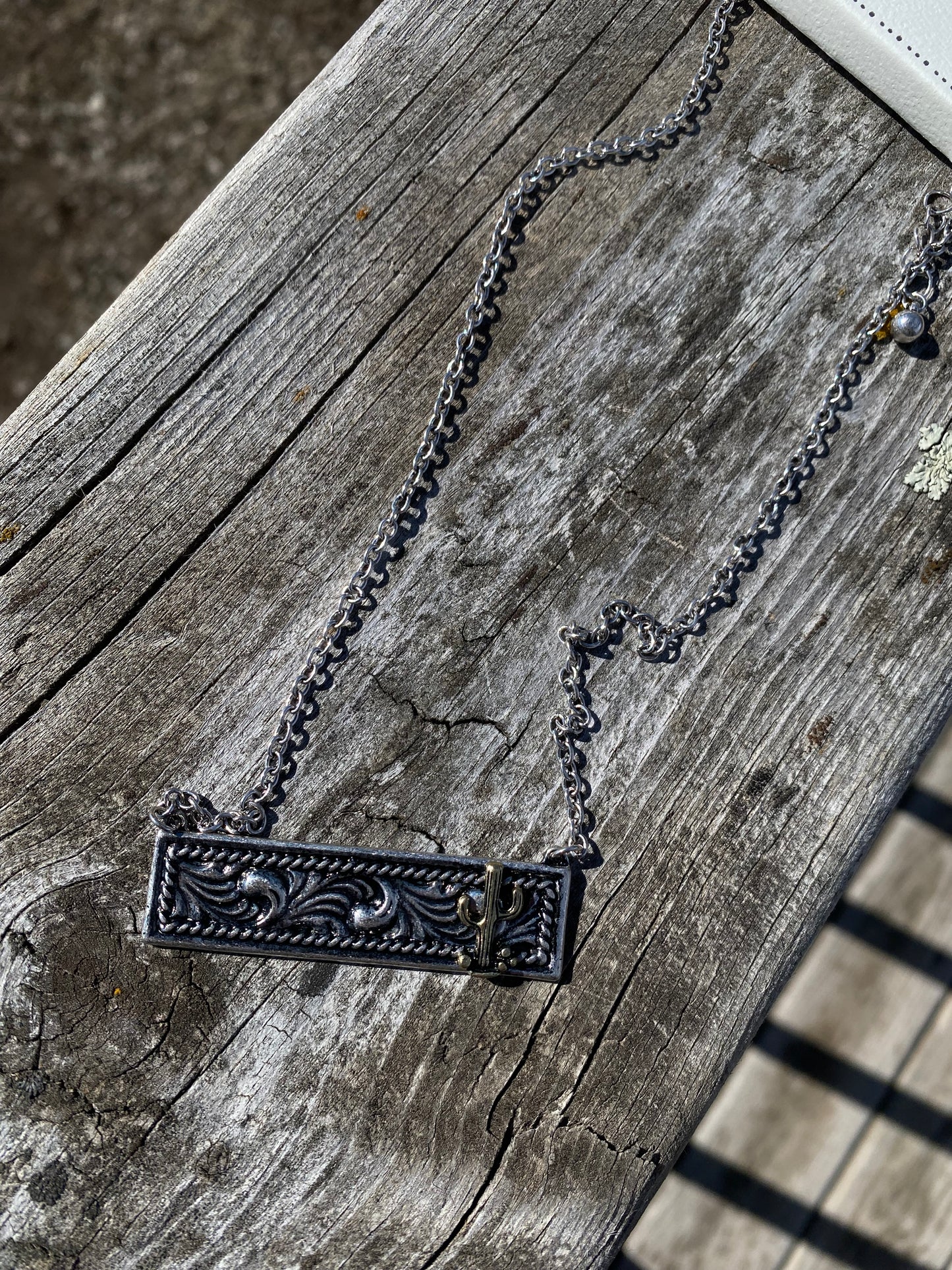 Western Cactus Bar Pendant