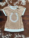 Horseshoe Short Sleeve Sweater