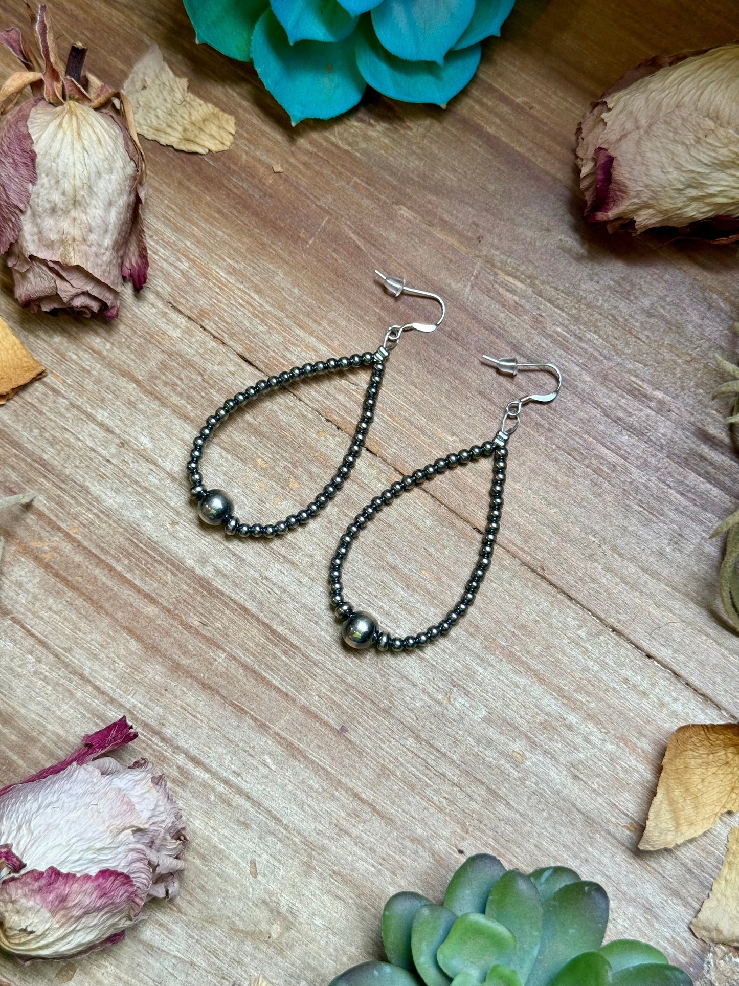 Sterling Silver Teardrop Earrings