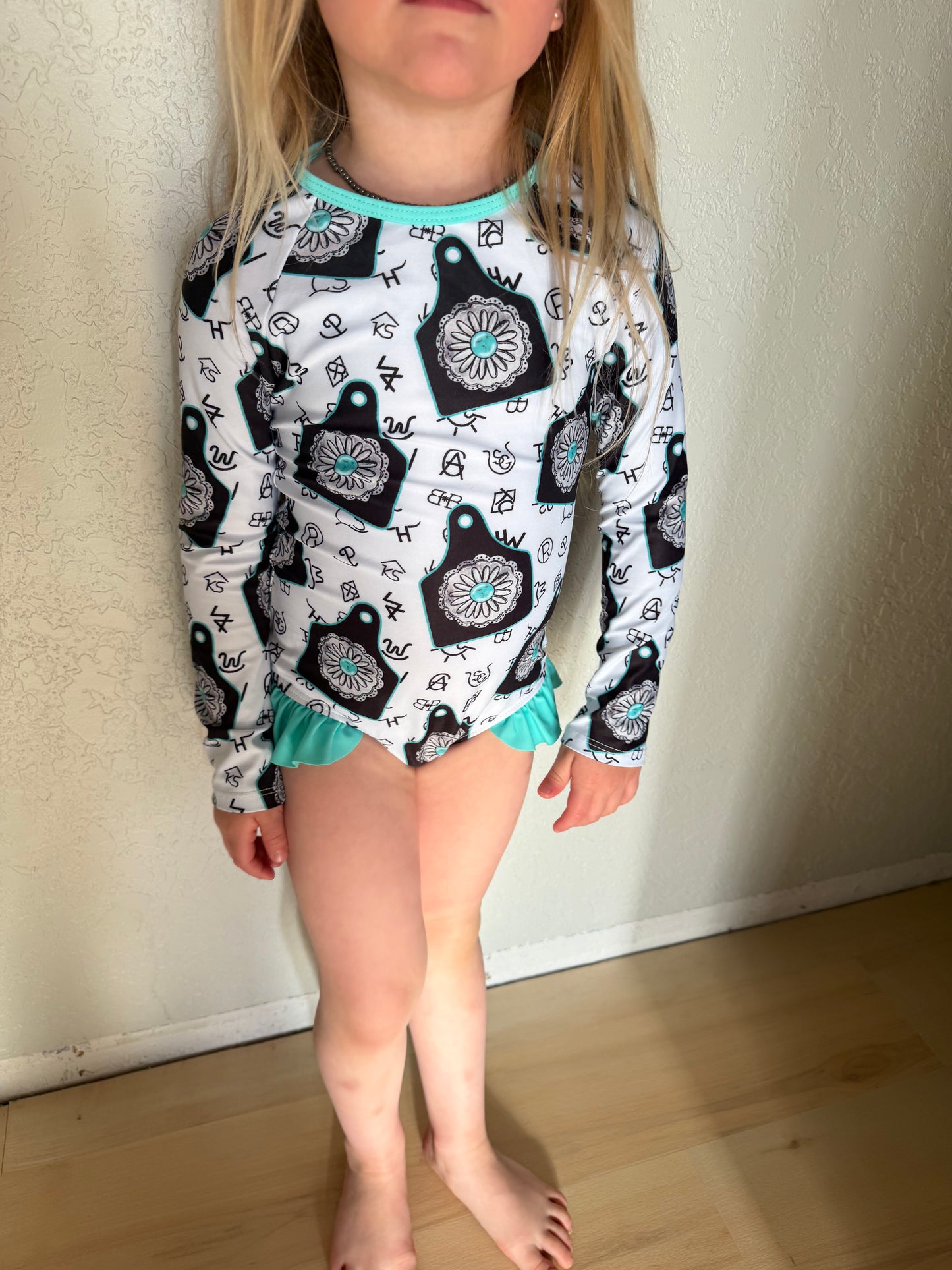 Concho Eartag Swimsuit