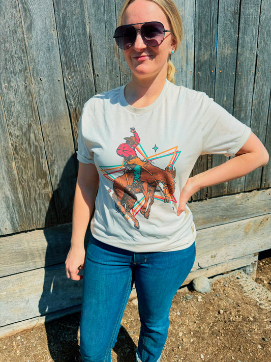 Retro Bronc Tee