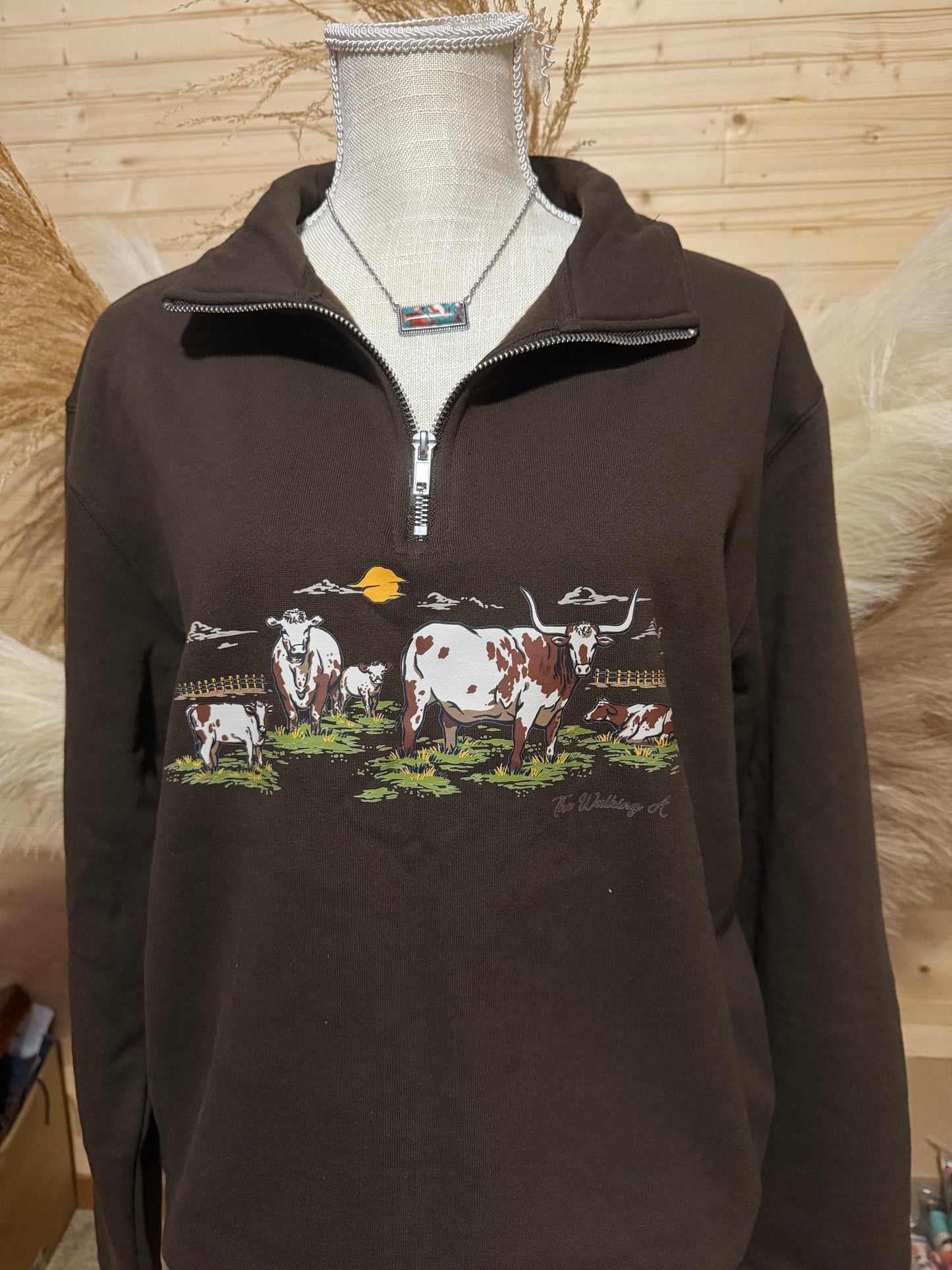 The Longhorns 1/4 Zip