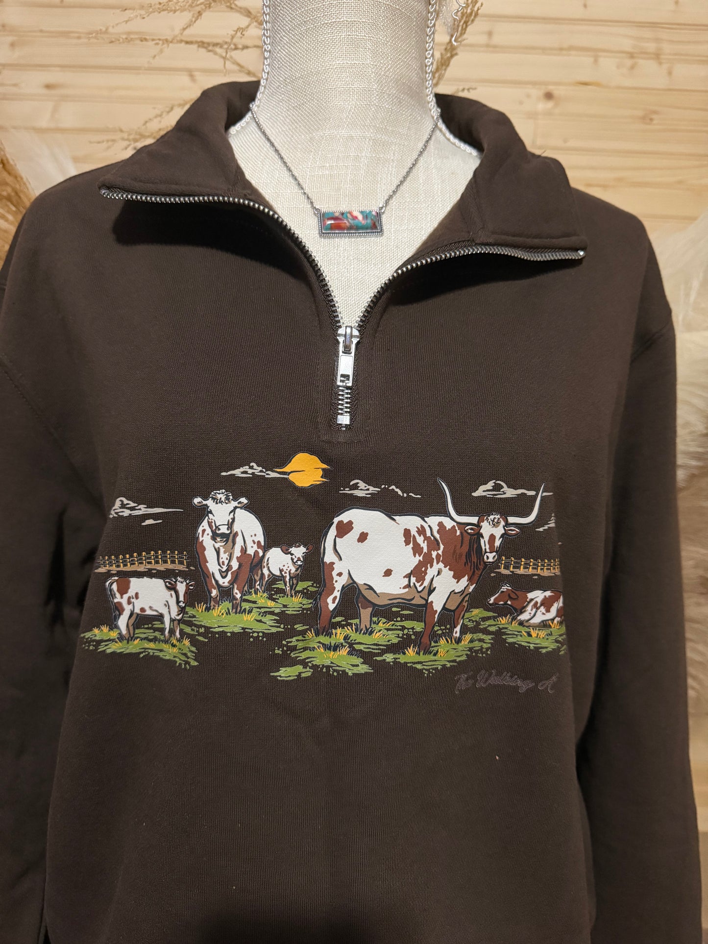 The Longhorns 1/4 Zip