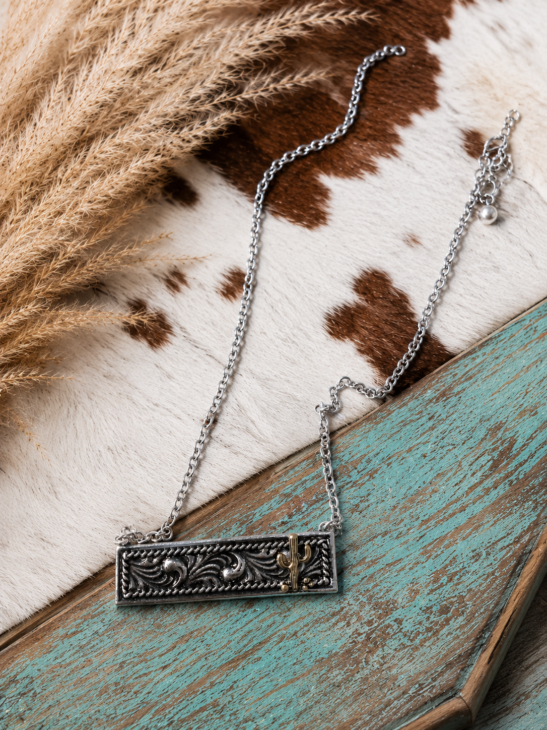 Western Cactus Bar Pendant