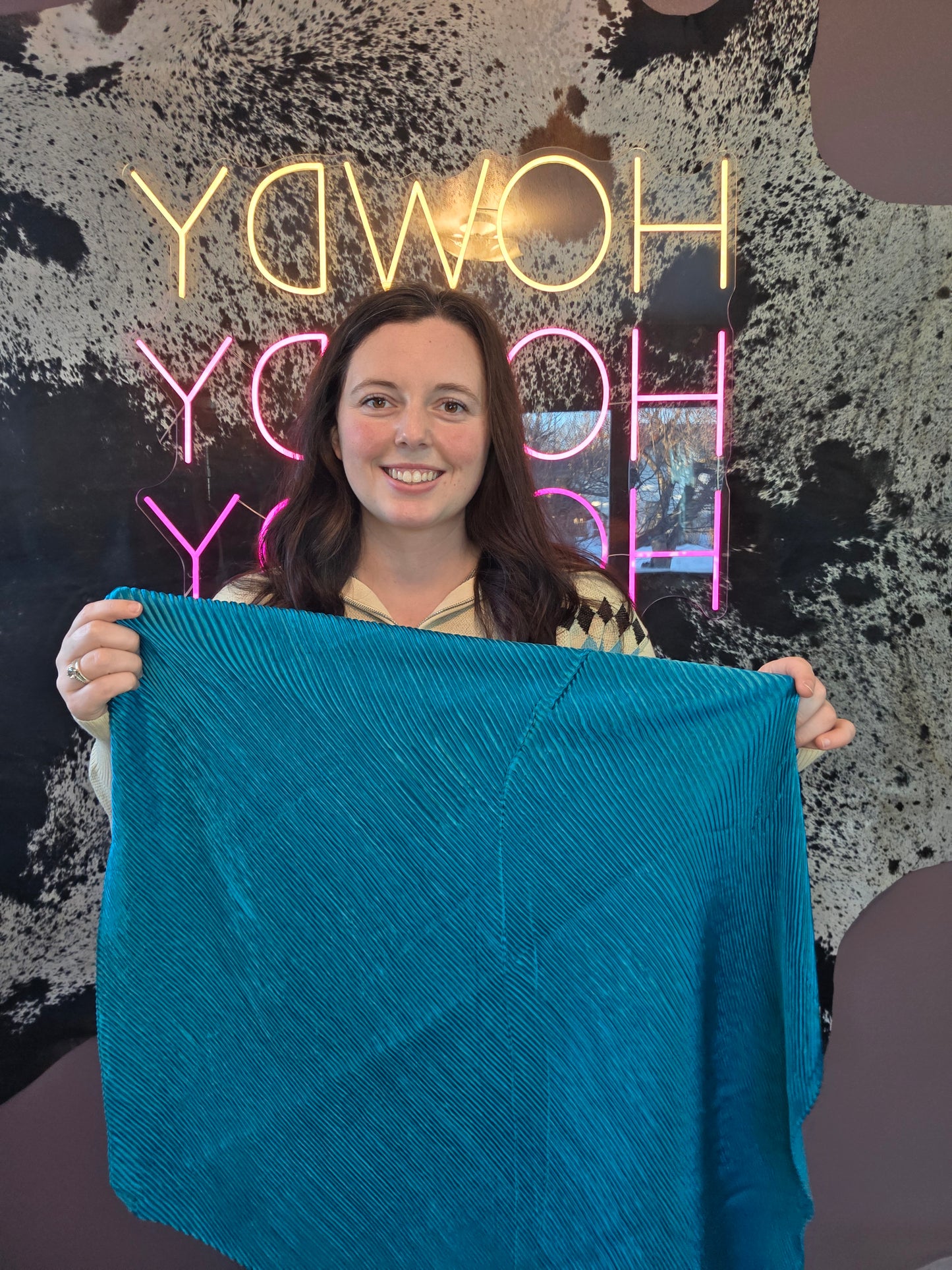 Turquoise Pasadena Wild Rag